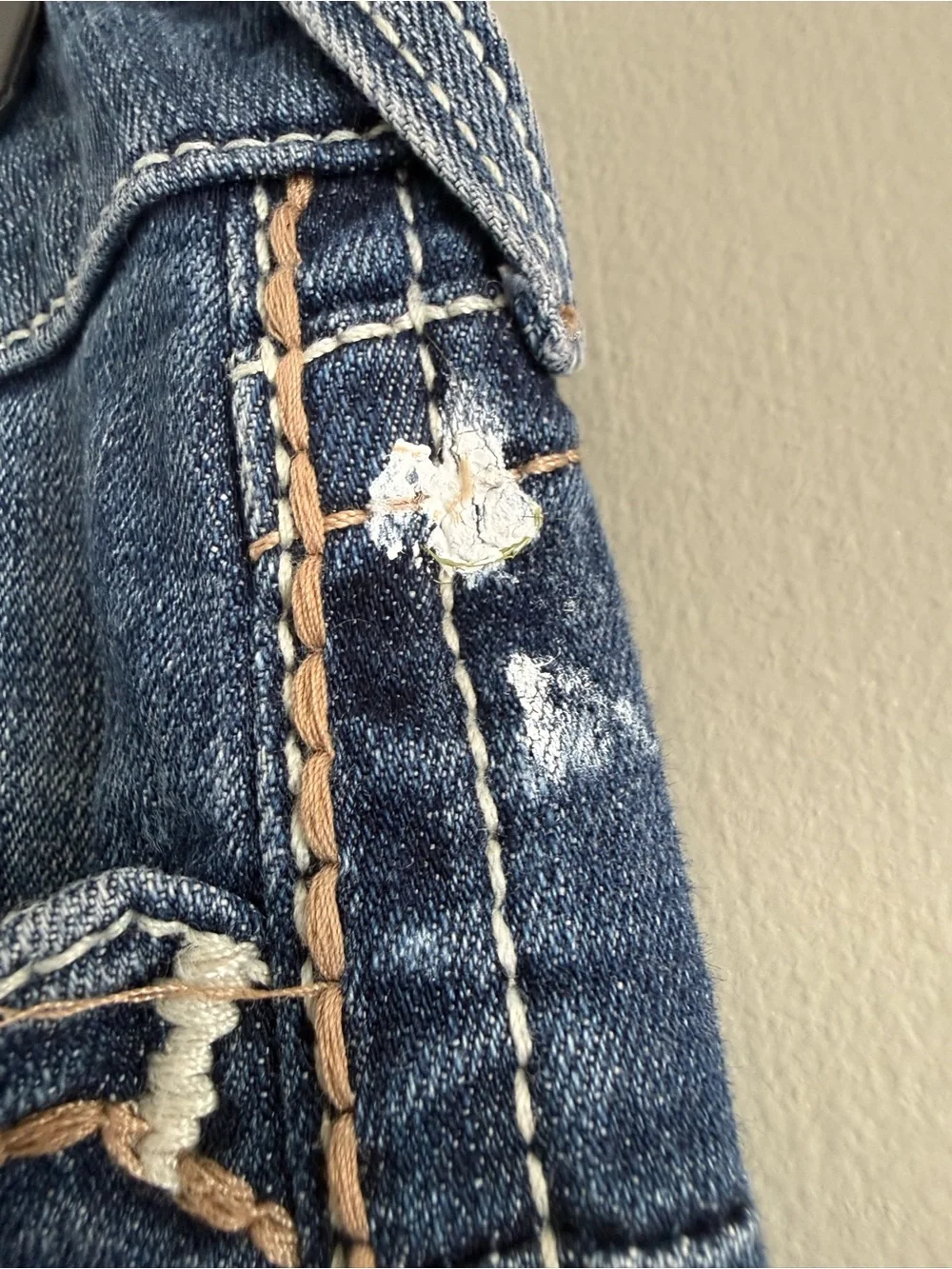 Ariat REAL Denim 31L Distressed Bootcut Jeans Western Y2K Embroidered
